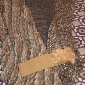 Scarfs and flower belt bundle